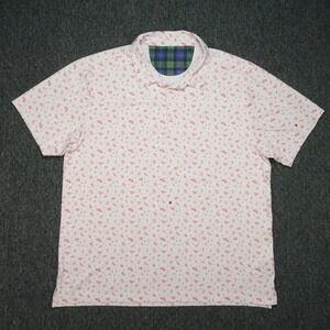 William Murray Shirt‎ Mens XXL Red White Buggin Out Golf Polo 2XL